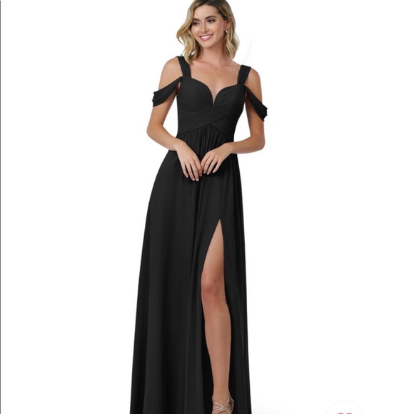 NWT Azazie black dress - Picture 3 of 4